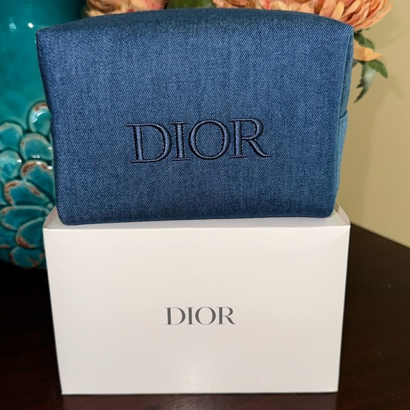 NWT Dior denim pouch in box 5 piece bundle - Picture 3 of 14